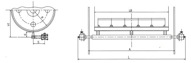 DH-NPS型高净度头部聚氨酯清扫器 聚氨酯清扫器生产厂家